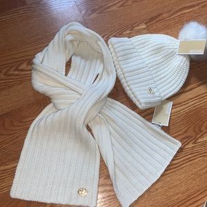 Michael Kors hat and scarf set